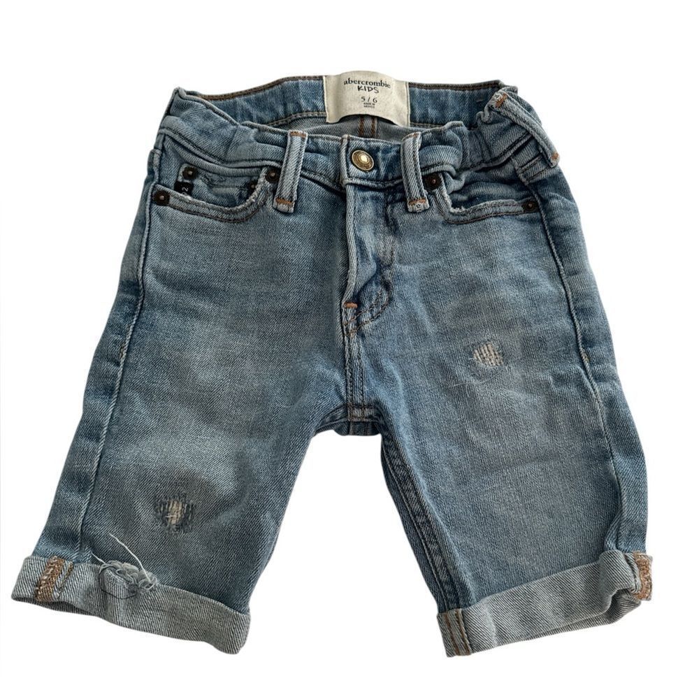 Abercrombie Kids Blue Denim Shorts Casual Style